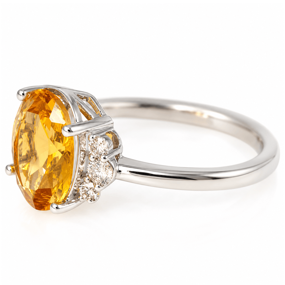 10K White Gold Oval Citrine & Diamond Accent Ring
Gold & Silver Pawn Shop
