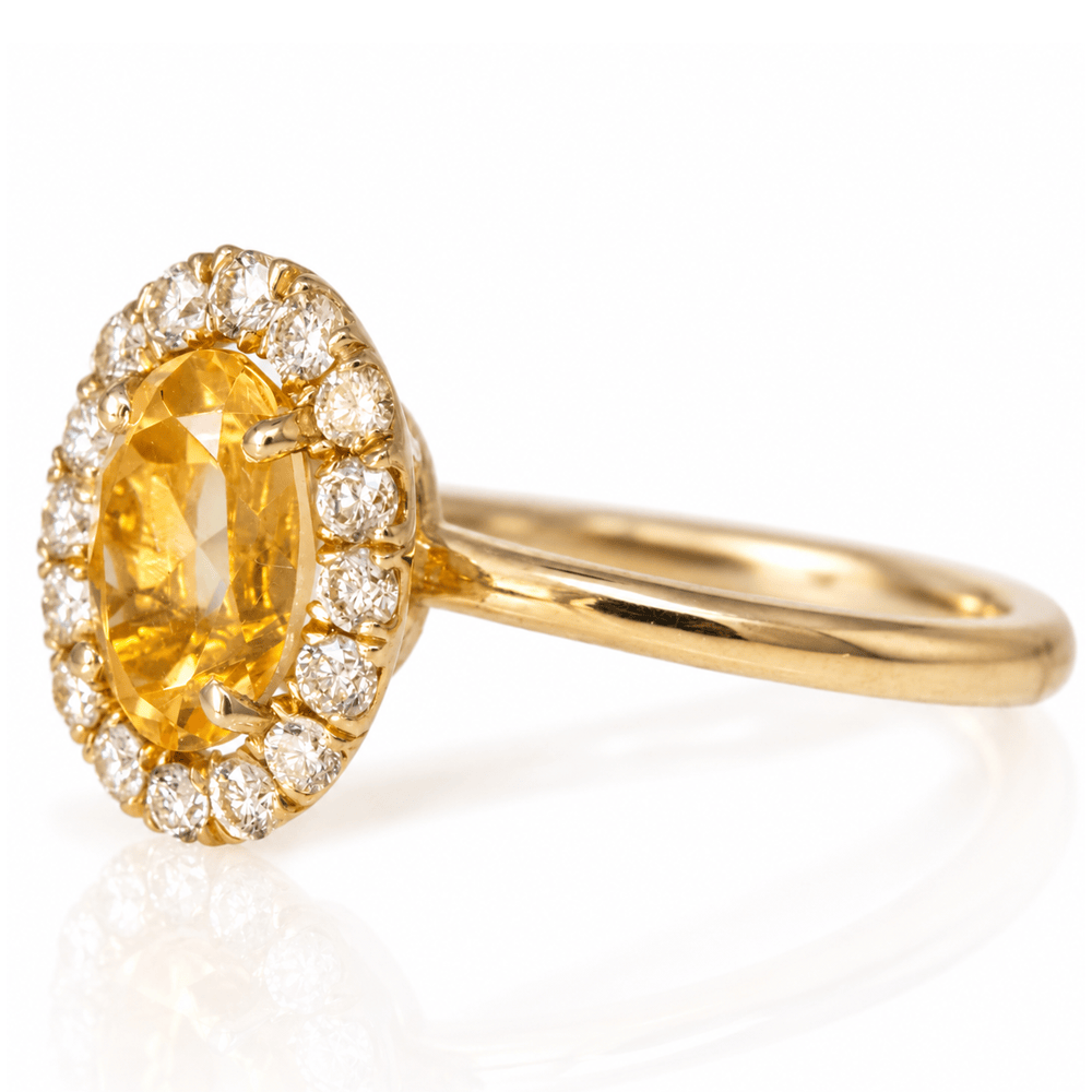 10K Yellow Gold Oval Citrine Diamond Halo Ring
Gold & Silver Pawn Shop