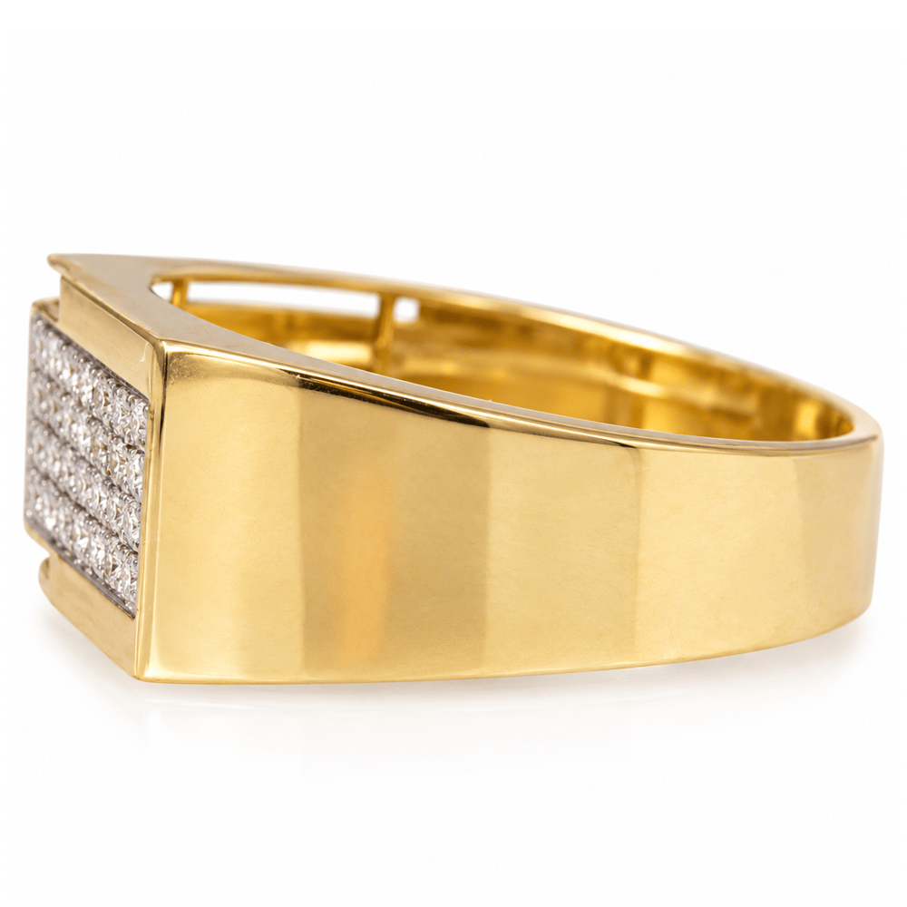 10K Yellow Gold Men's Rectangular Diamond Cluster Ring
Gold & Silver Pawn Shop