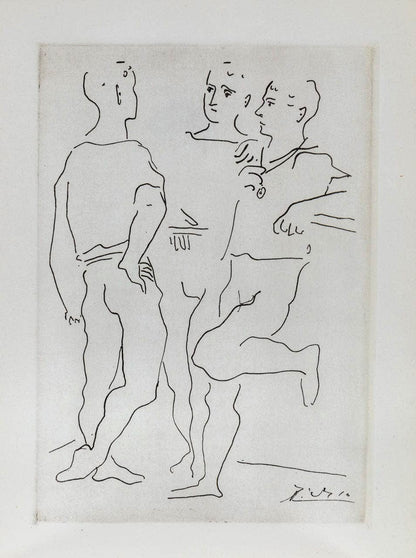 Pablo Picasso: Untitled 3, from "Grâce et Mouvement," 1943 Art G S Pawn