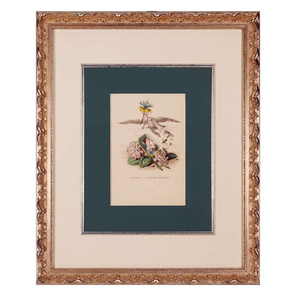 J.J. Grandville; Hortensia Couronne Imperiale Art Gold & Silver Pawn Shop