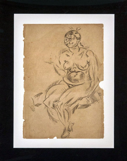 Joan Miró; "Femmes" Untitled Art Gold & Silver Pawn Shop