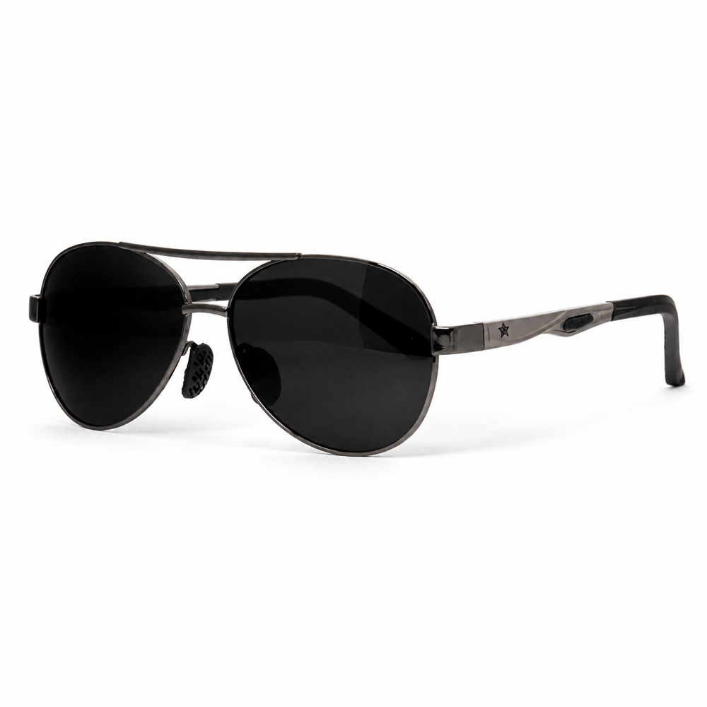 G&S Black Aviator Sunglasses Gold & Silver Pawn Shop One Pair