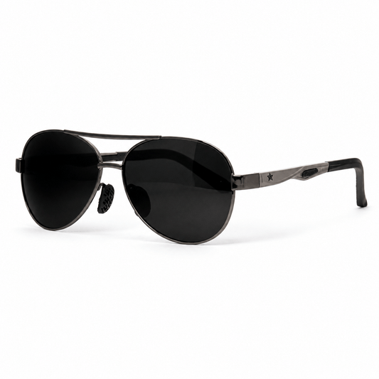 G&S Black Aviator Sunglasses Gold & Silver Pawn Shop One Pair