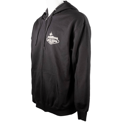 G&S Las Vegas Sign Black Zip-Up Hoodie G S Pawn