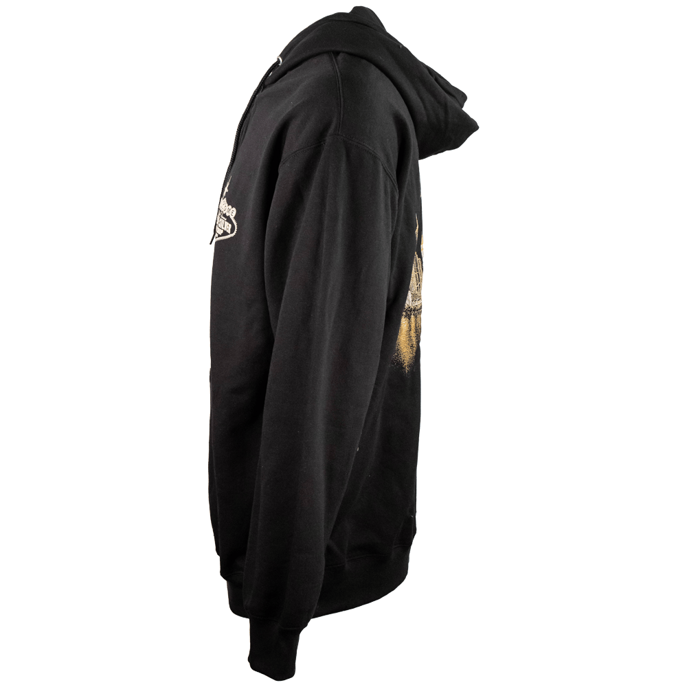 G&S Las Vegas Sign Black Zip-Up Hoodie G S Pawn