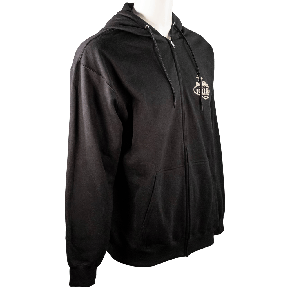 G&S Las Vegas Sign Black Zip-Up Hoodie G S Pawn