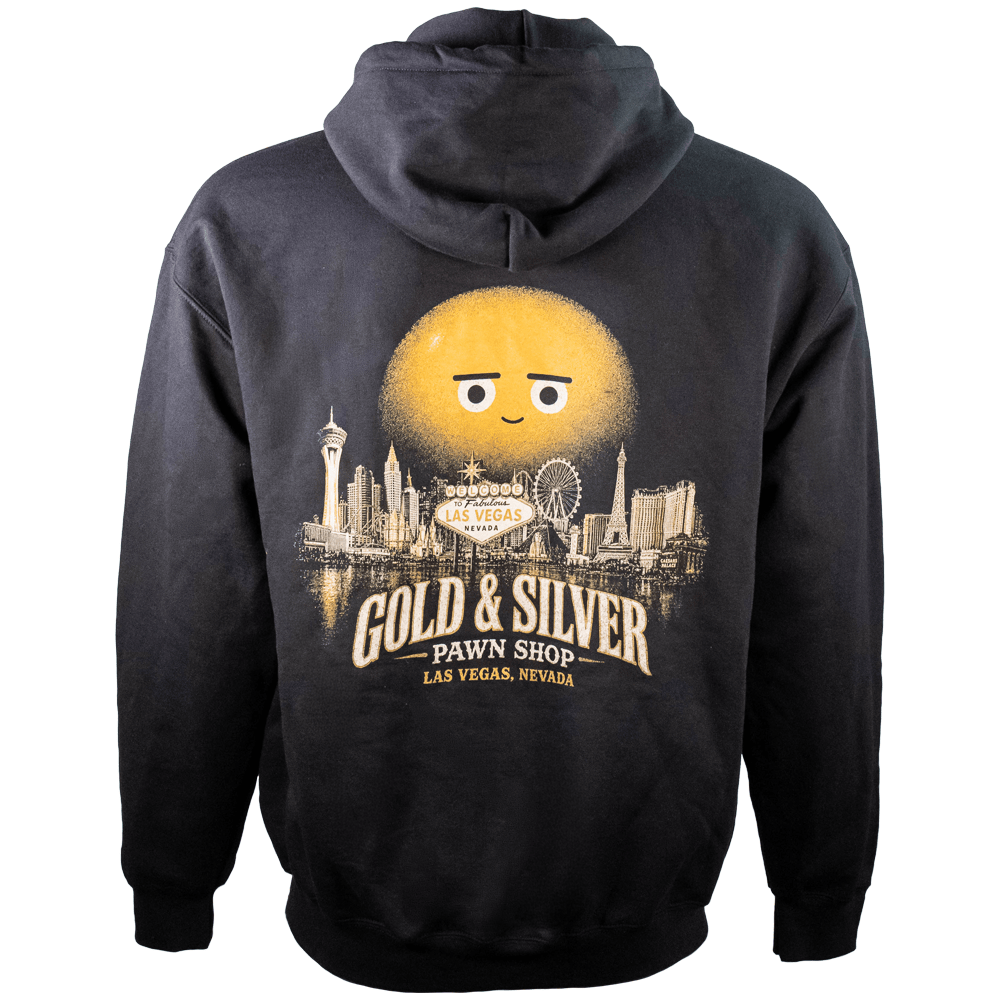 G&S Las Vegas Skyline Black Zip-Up Hoodie G S Pawn