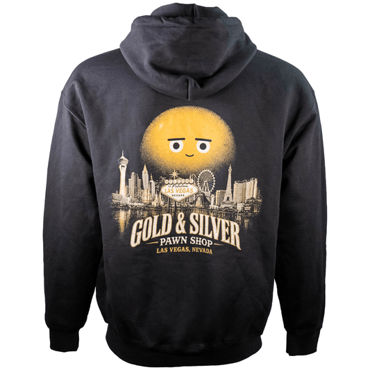 G&S Las Vegas Skyline Black Zip-Up Hoodie G S Pawn