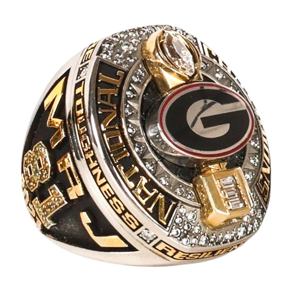 2021 University of Georgia NCAA Championship Ring Gold & Silver Pawn Shop