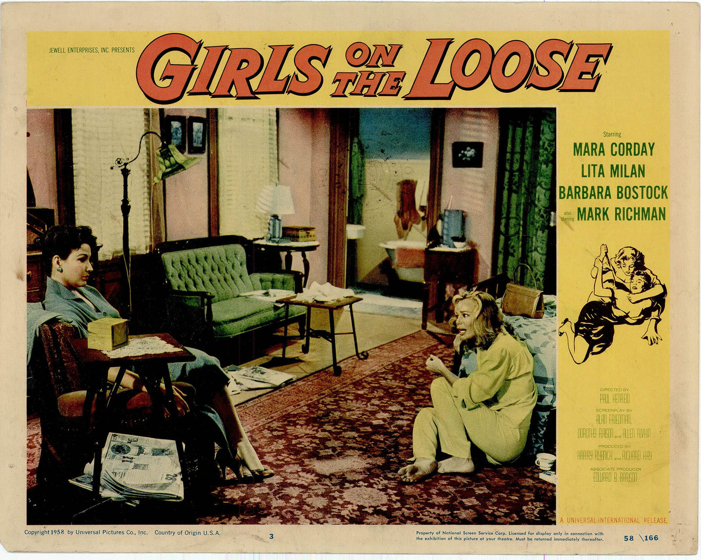 Girls on the Loose - Movie Lobby Card