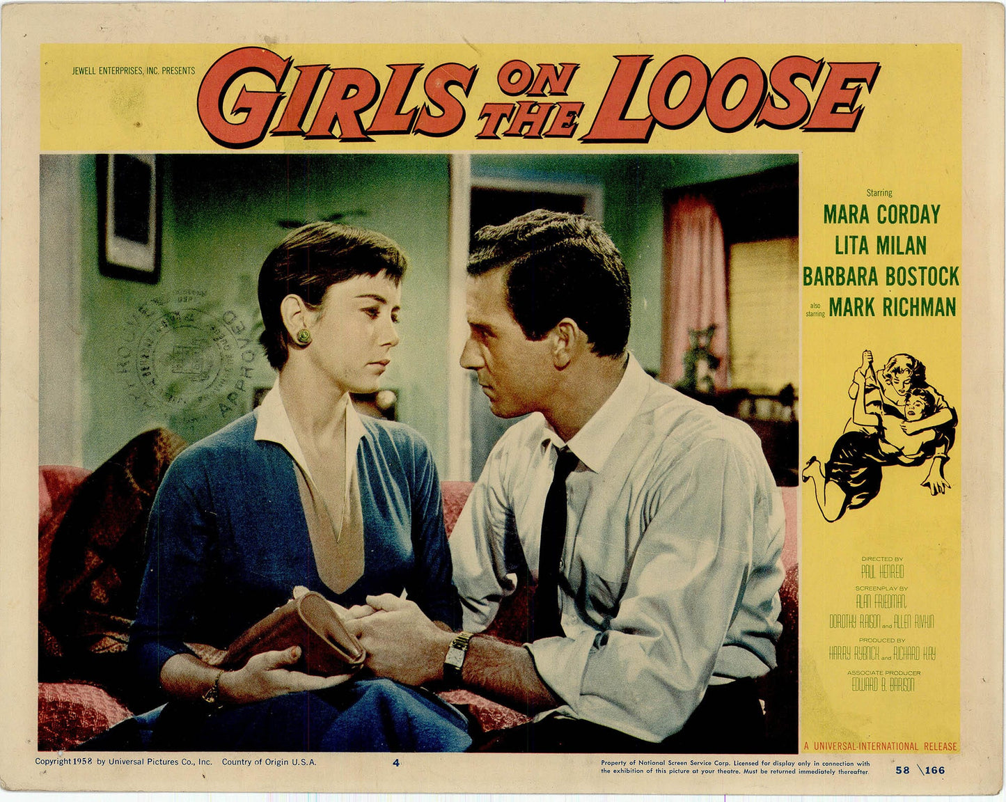 Girls on the Loose - Movie Lobby Card