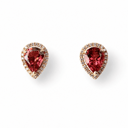 14K Yellow Gold Tourmaline & Diamond Halo Stud Earrings
Gold & Silver Pawn Shop