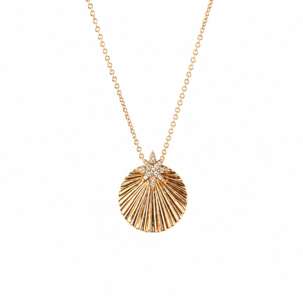 14K Yellow Gold Starburst Disc Pendant
Gold & Silver Pawn Shop