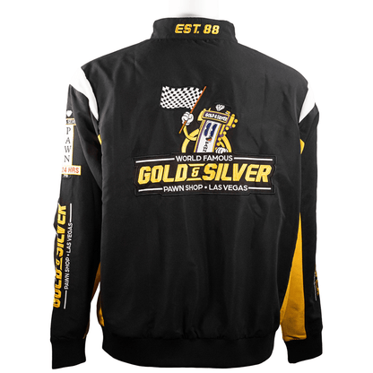 Gold & Silver Las Vegas NASCAR-Inspired Racing Jacket *Pre-order* G S Pawn