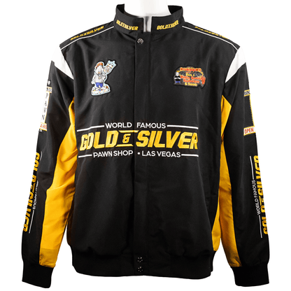 Gold & Silver Las Vegas NASCAR-Inspired Racing Jacket *Pre-order* G S Pawn Small