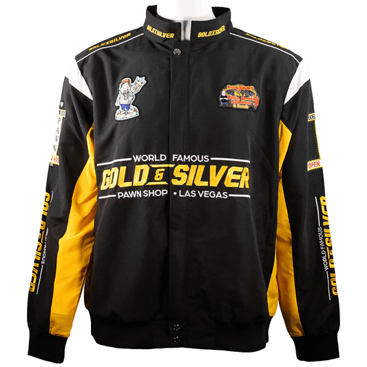 Gold & Silver Las Vegas NASCAR-Inspired Racing Jacket *Pre-order* G S Pawn Small