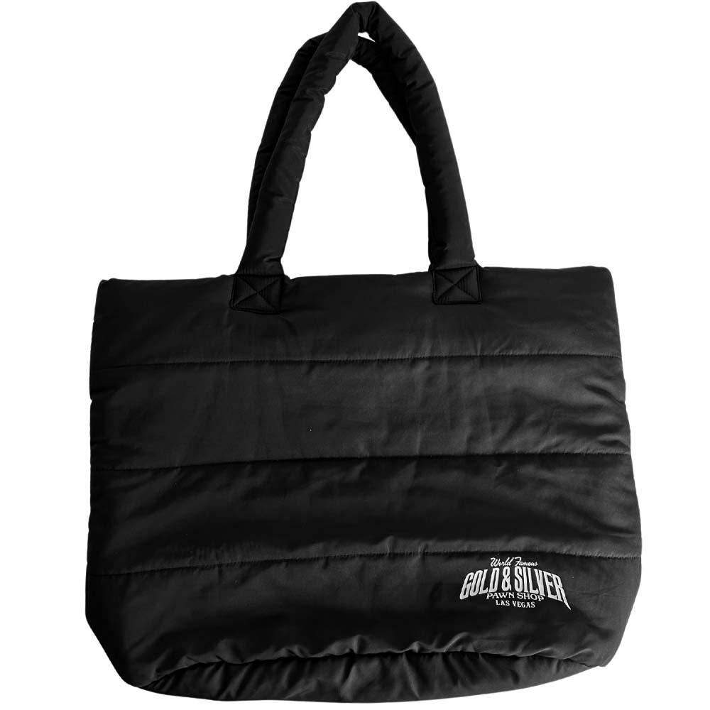 Gold & Silver Pawn Shop Black Puffer Bag Thumbnail 