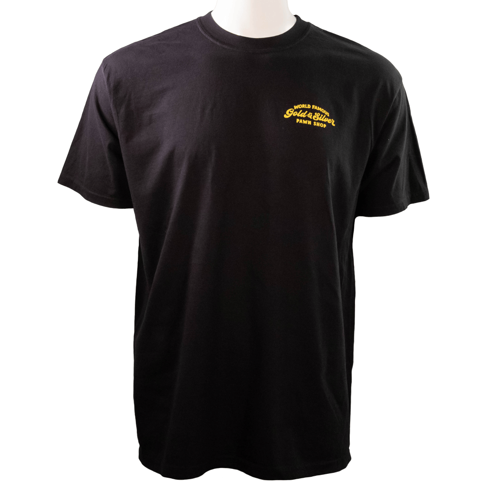 Gold & Silver Pawn Shop "Lucky 7's" Tee G S Pawn Small Black