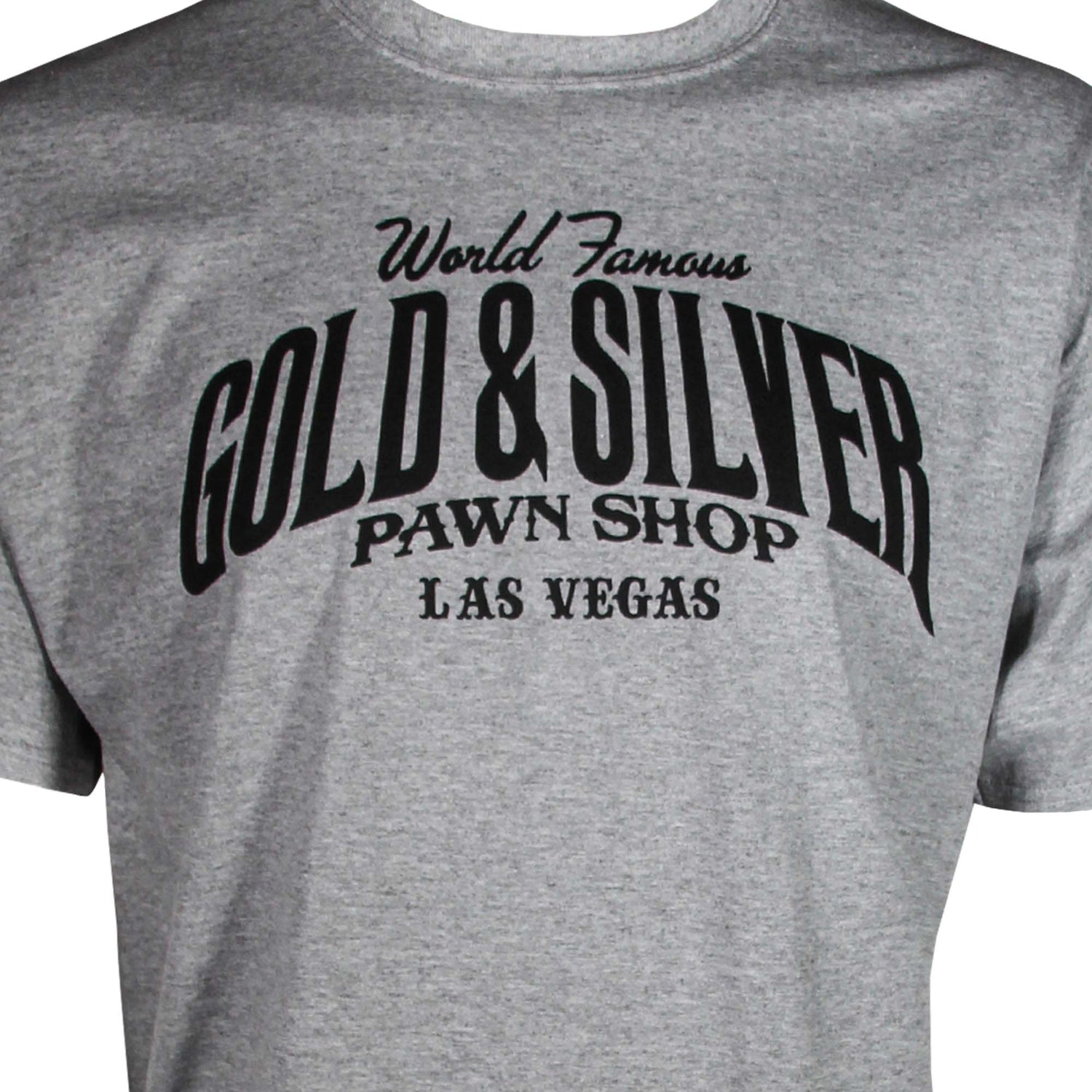 Gold & Silver Pawn Shop Round Neck Basic Short Sleeve T-Shirt Five