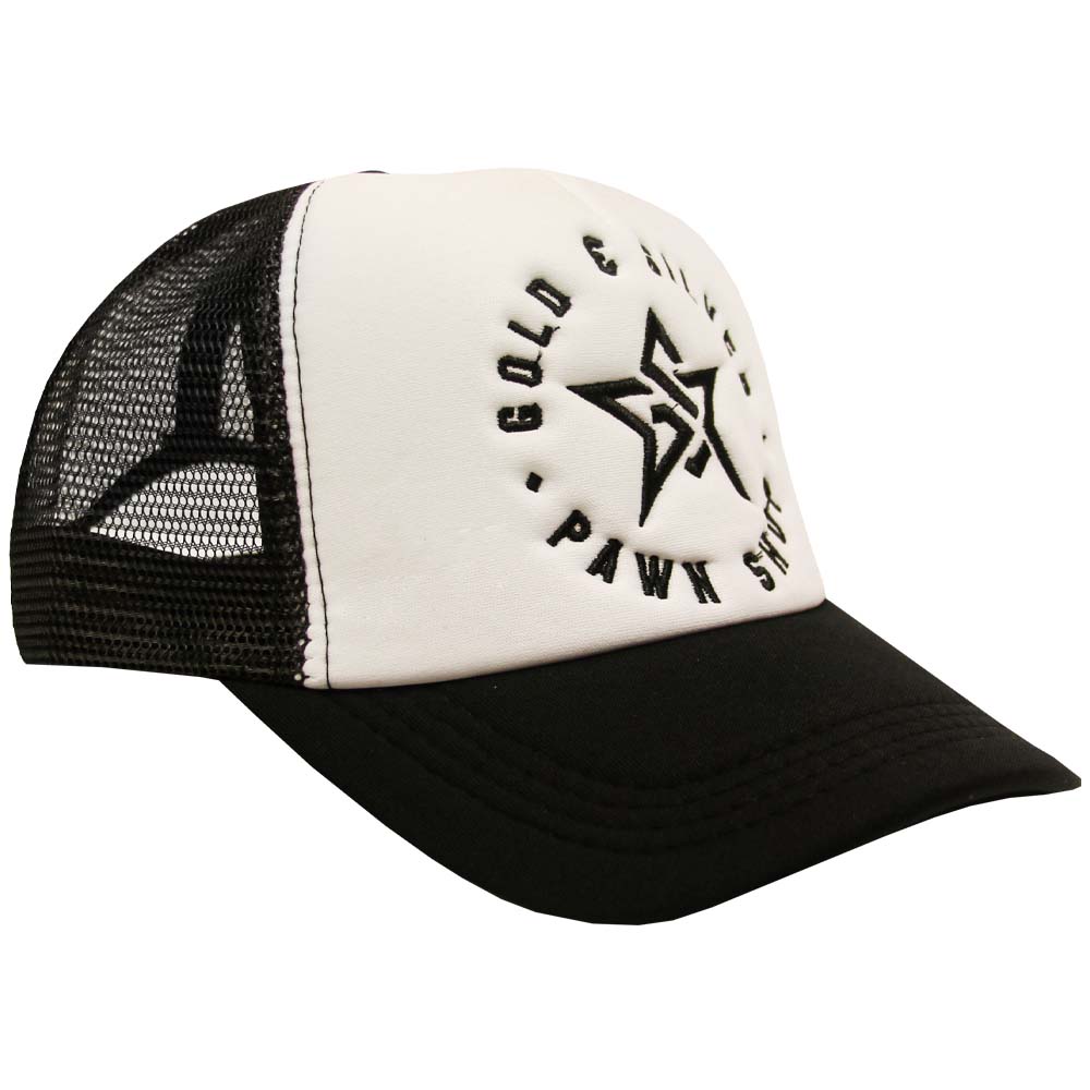 Gold & Silver Pawn Shop Black & White Mesh Back Cap Thumbnail