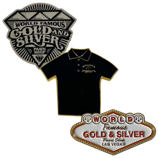 Gold & Silver Pawn Shop Commemorative Pins Thumbnail