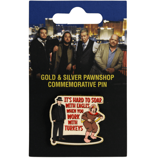 Gold & Silver Pawn Shop Old Man & Chumlee Commemorative Pin Gold & Silver Pawn Shop