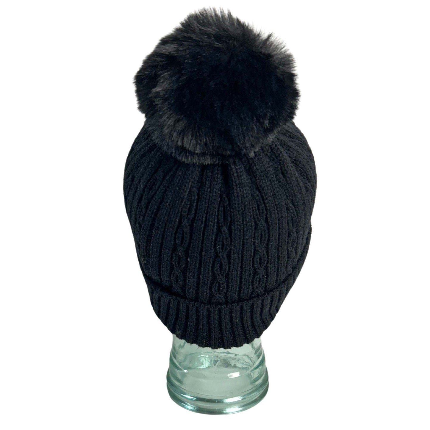 Gold & Silver Pawn Shop Knit Pom Pom Beanie Back