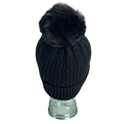 Gold & Silver Pawn Shop Knit Pom Pom Beanie Back