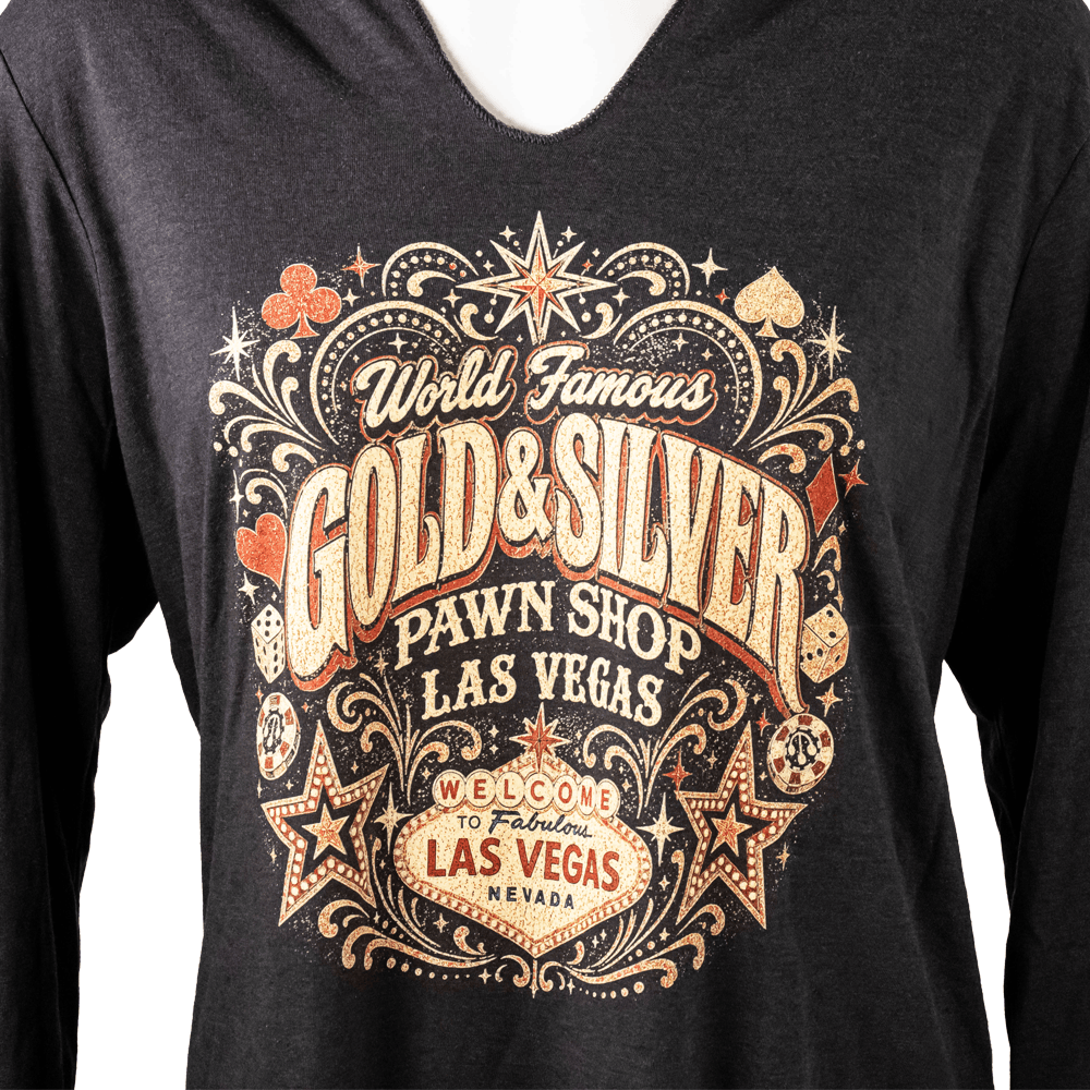 G&S Las Vegas Casino Graphic Hooded Long Sleeve G S Pawn