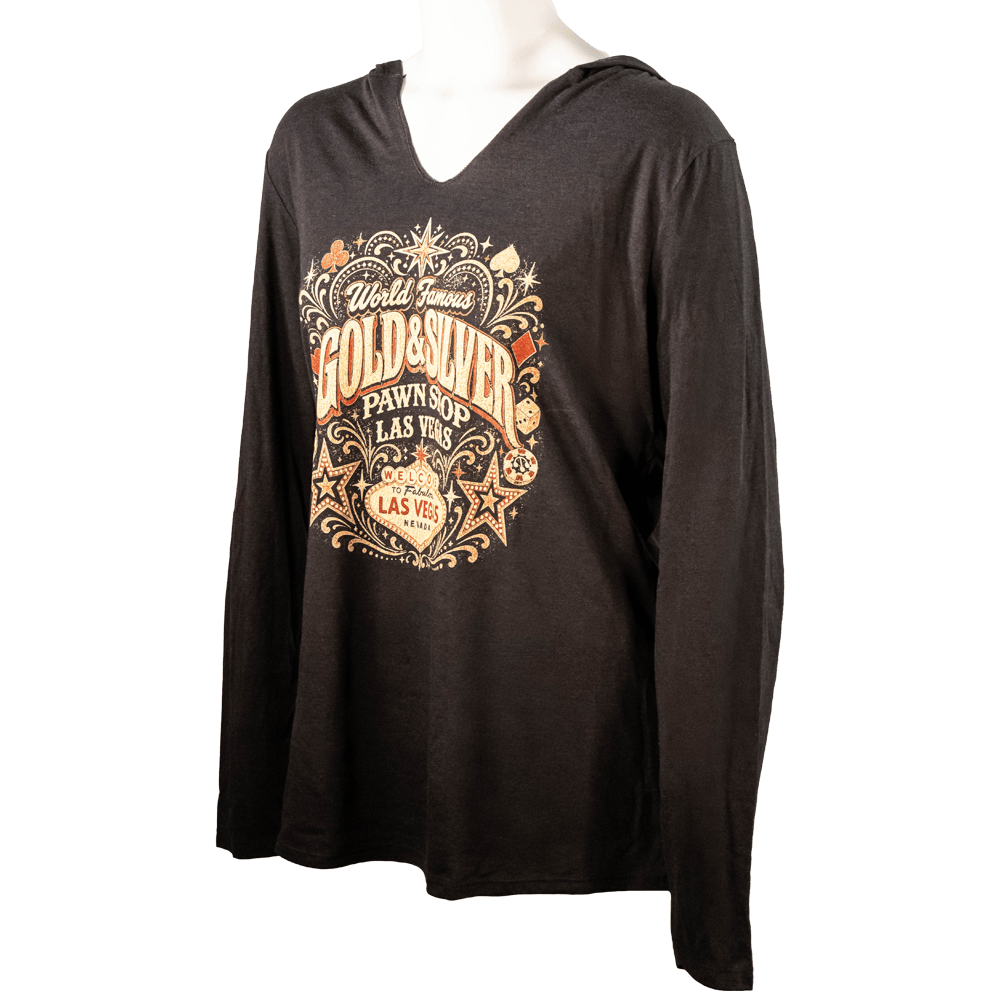 G&S Las Vegas Casino Graphic Hooded Long Sleeve G S Pawn