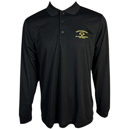 Gold & Silver Pawn Shop Long Sleeve Polo T-Shirt Thumbnail