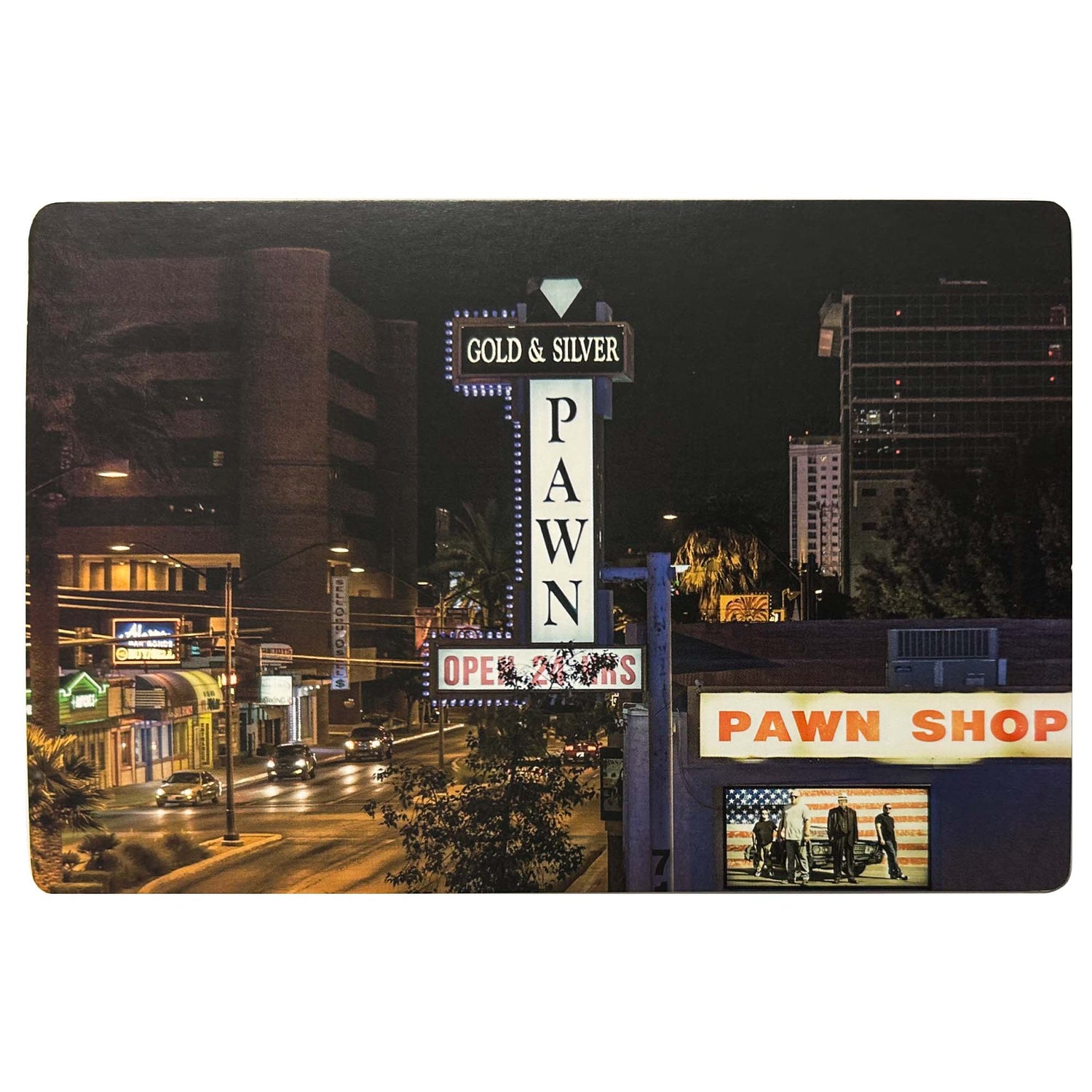 Gold & Silver Pawn Shop Post Cards Night