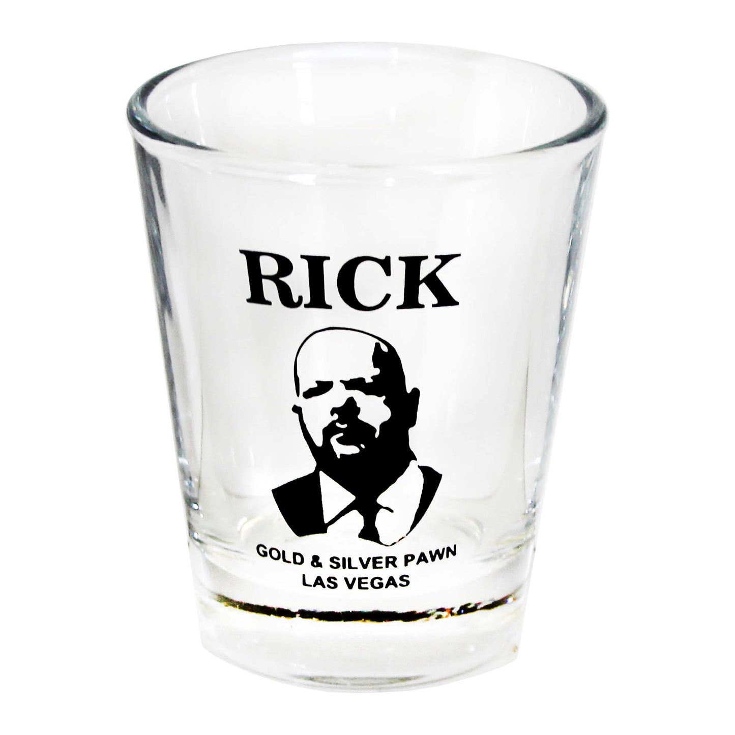 Gold & Silver Pawn Shop Set of 5 Shot Glasses Rick 