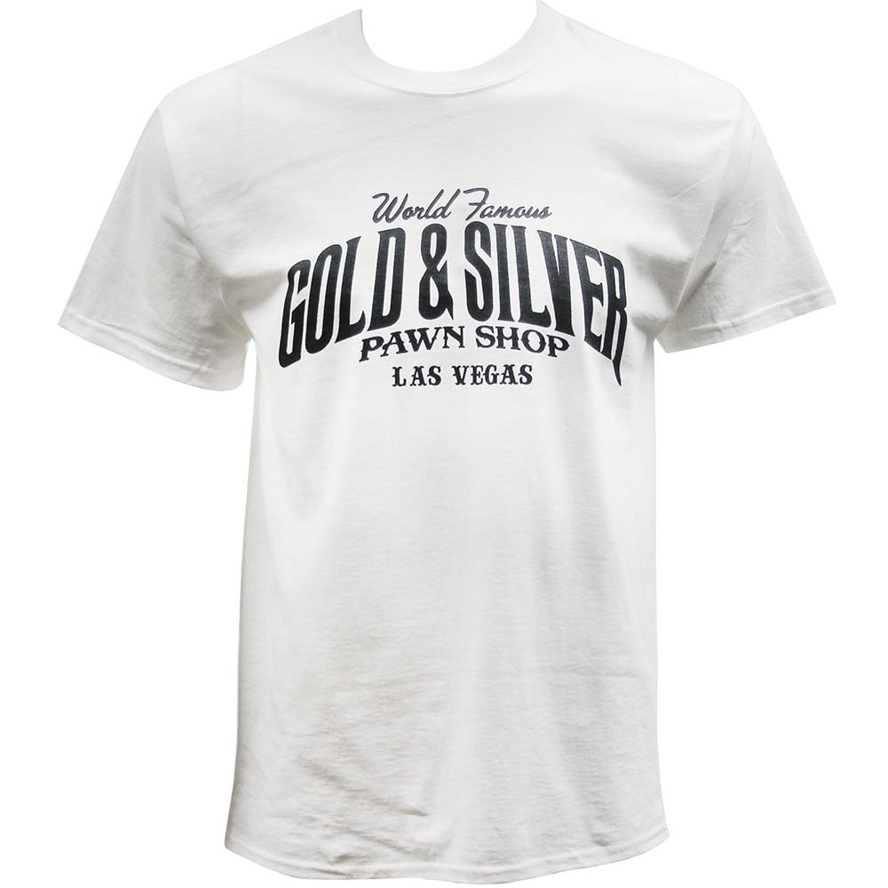 Gold & Silver Pawn Shop Round Neck Basic Short Sleeve T-Shirt Seven