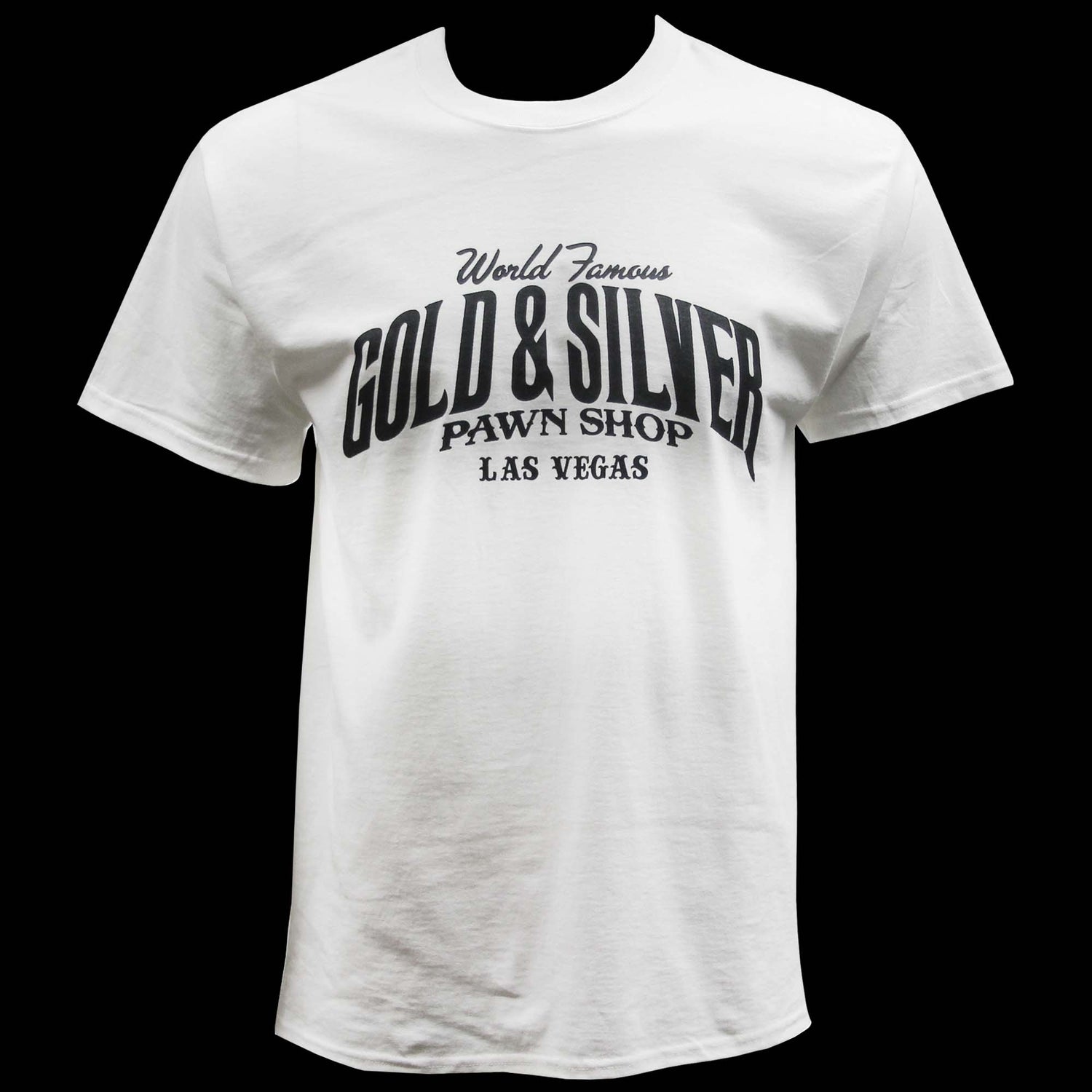 Gold & Silver Pawn Shop Round Neck Basic Short Sleeve T-Shirt Eight