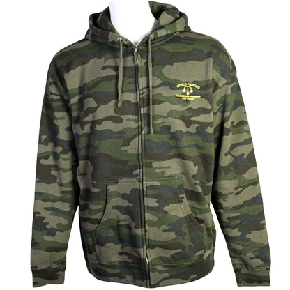 Gold & Silver Pawn Shop Zip-Up Camo Hoodie