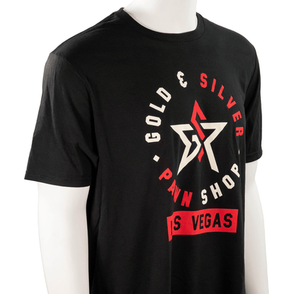 Gold & Silver Pawn Shop Las Vegas Star Logo T-Shirt G S Pawn
