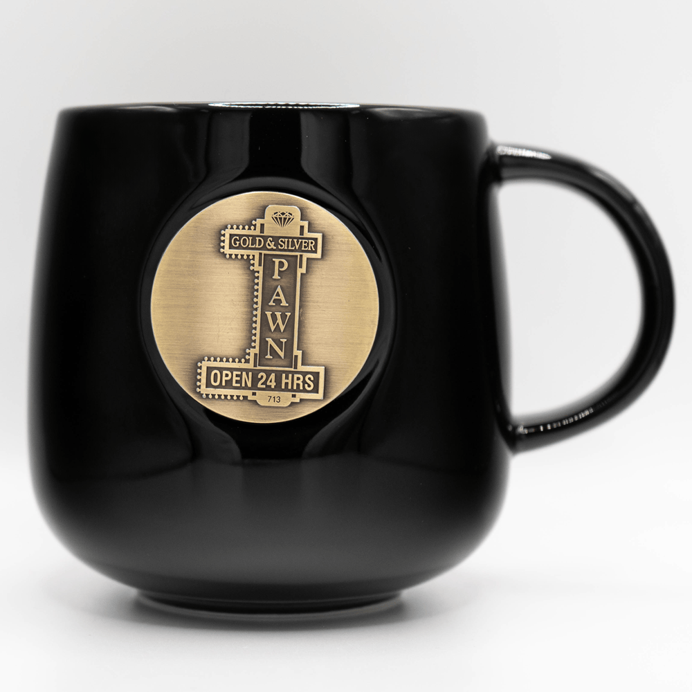 Gold & Silver Store Sign Mug Gold & Silver Pawn Shop