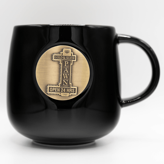 Gold & Silver Store Sign Mug Gold & Silver Pawn Shop