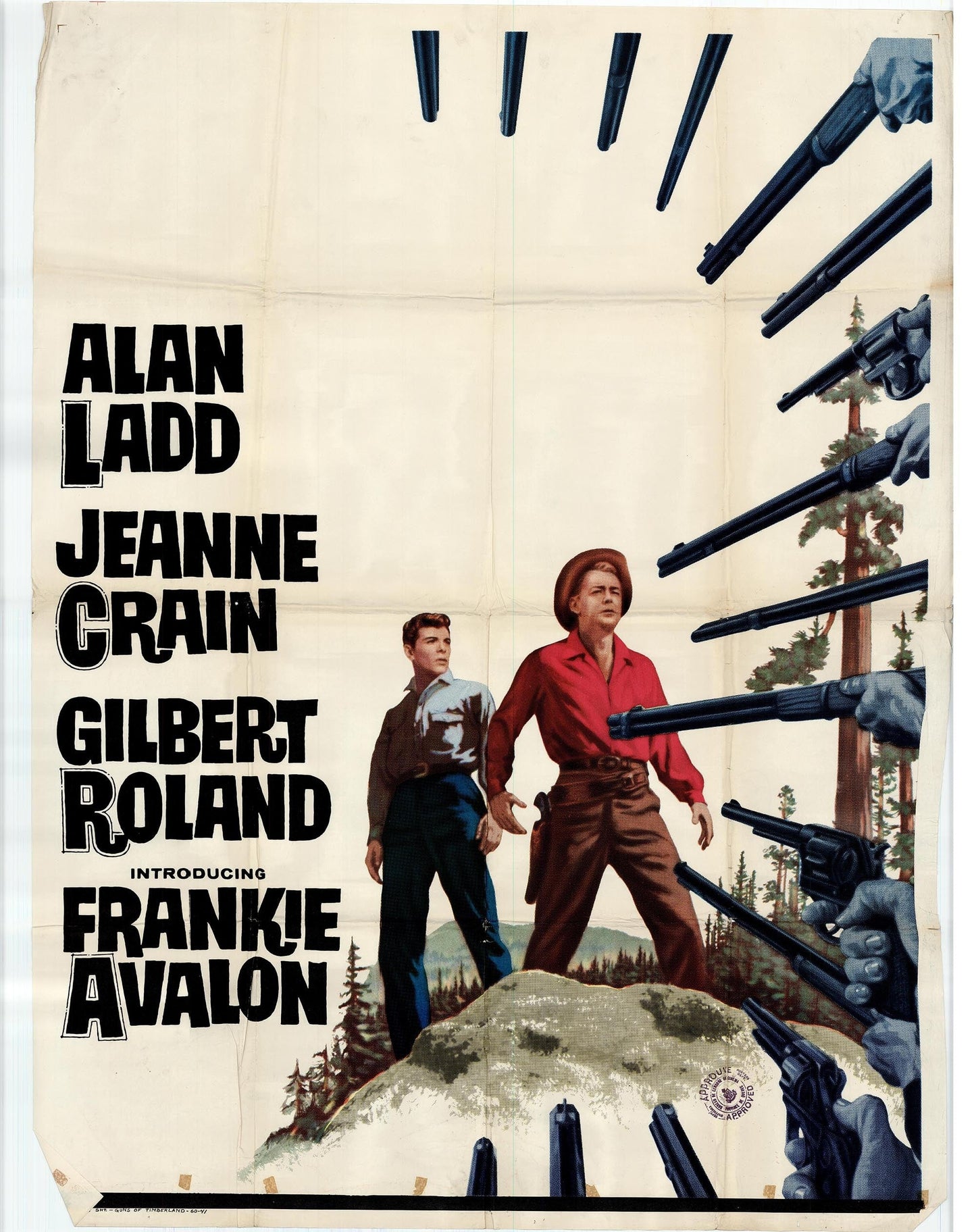 Guns of the Timberland - Classic Movie Poster