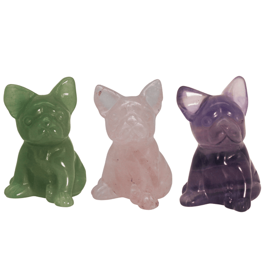 Hand Carved Bulldog Art Gold & Silver Pawn Shop