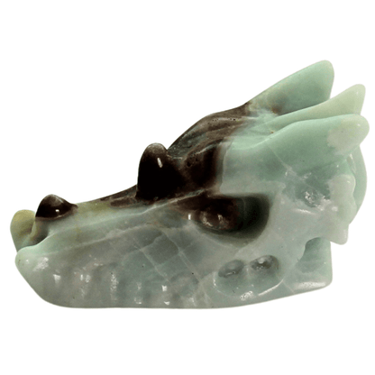 Hand Carved Dragon Head Art Gold & Silver Pawn Shop