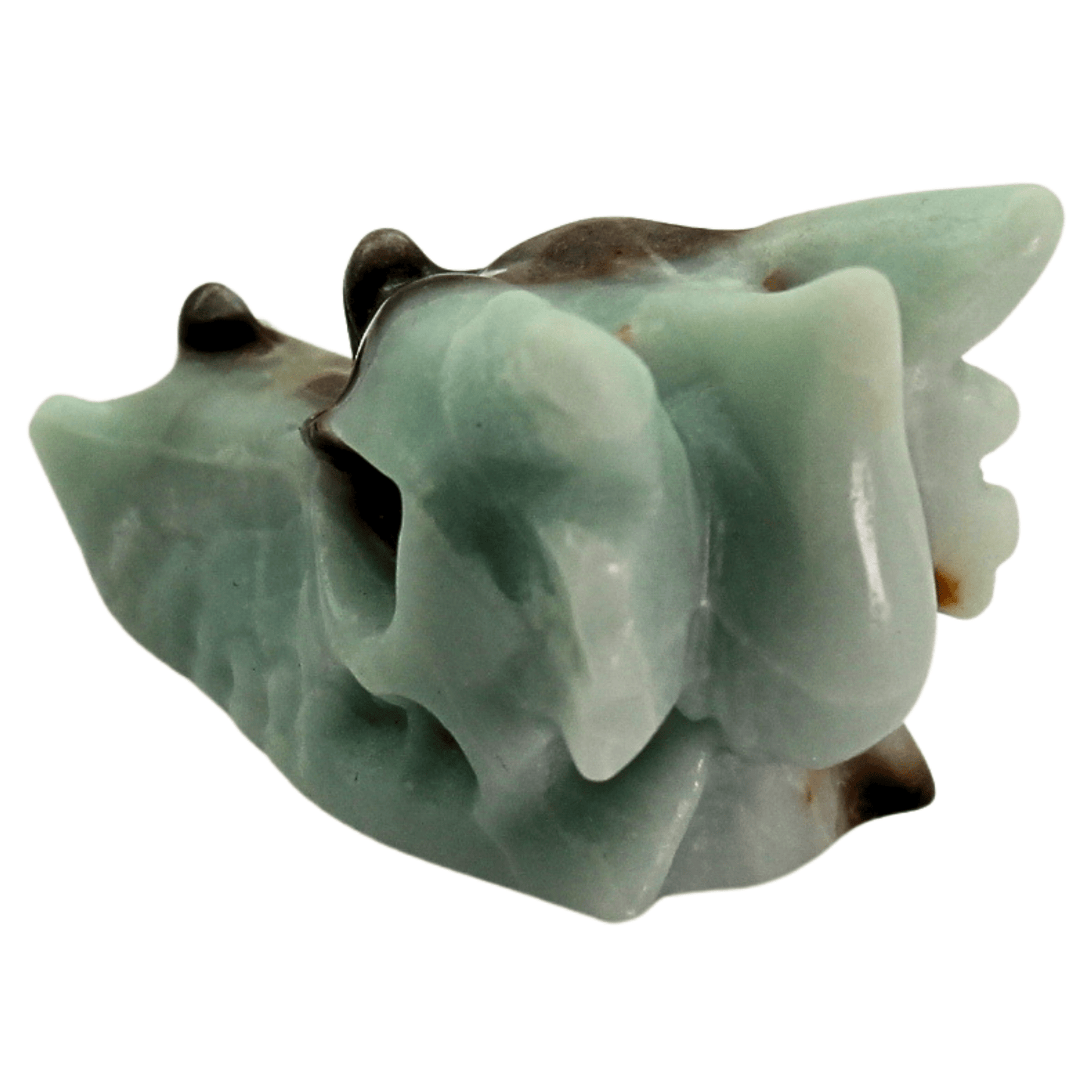 Hand Carved Dragon Head Art Gold & Silver Pawn Shop