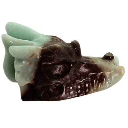 Hand Carved Dragon Head Art Gold & Silver Pawn Shop