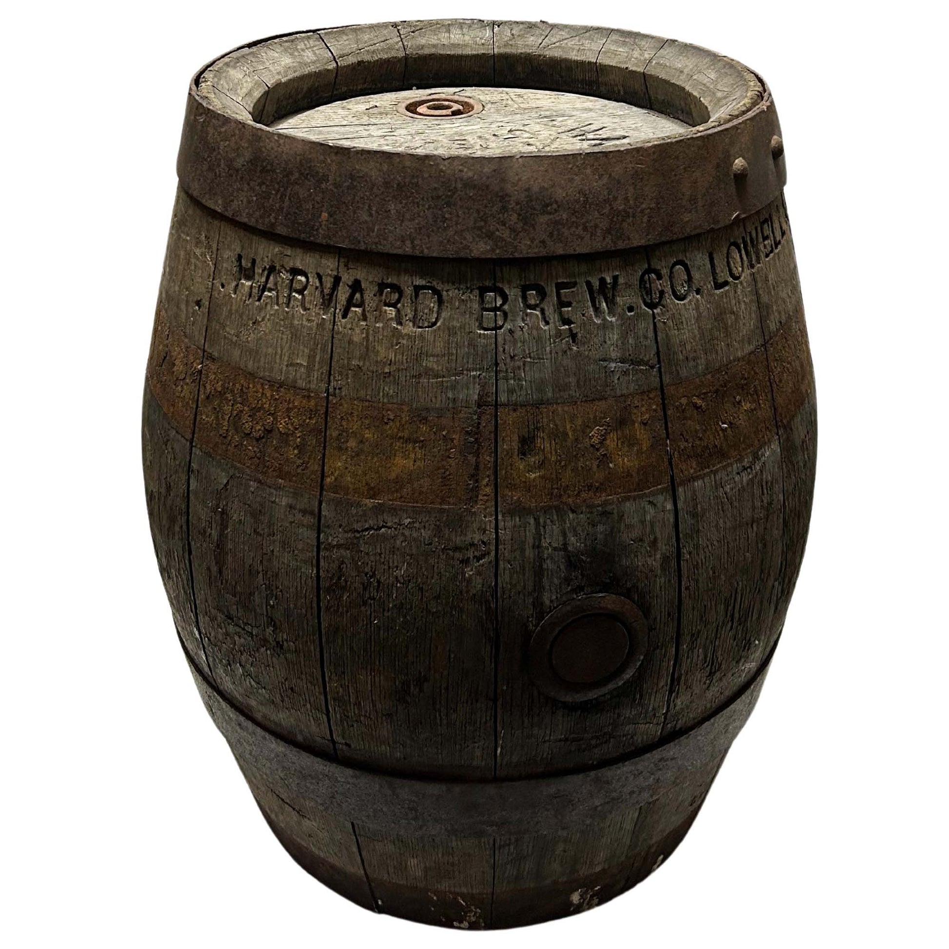 Harvard Brew Co. Barrel Front