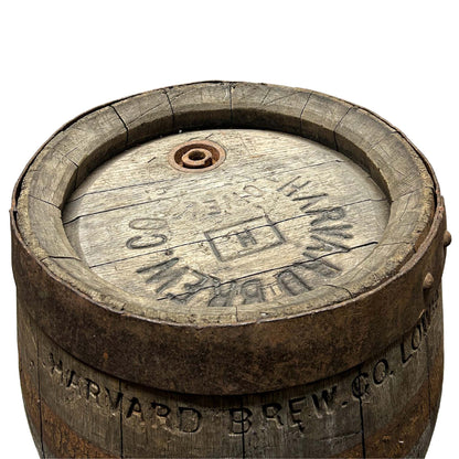 Harvard Brew Co. Barrel Text