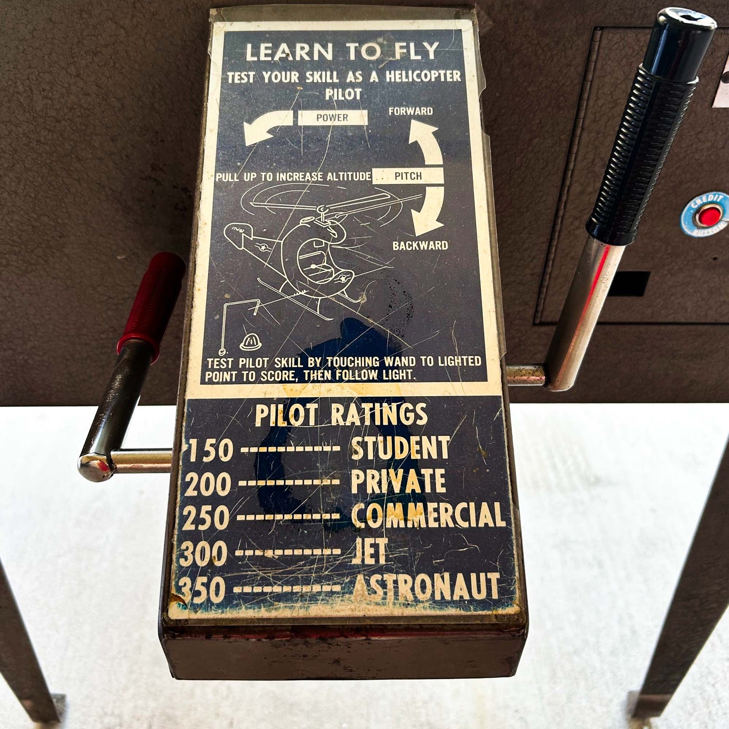 Helicopter Trainer Arcade Machine – Gold & Silver Pawn Shop