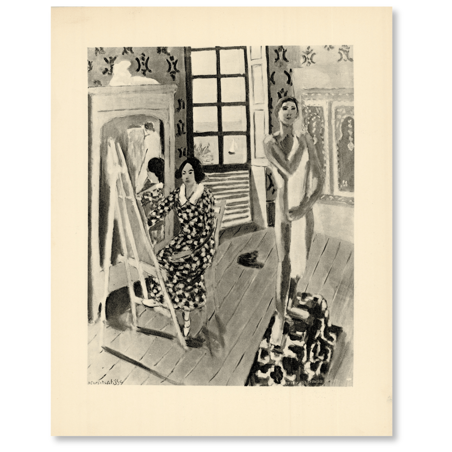 Henri Matisse Artwork; Drei Stunden Aktstehen