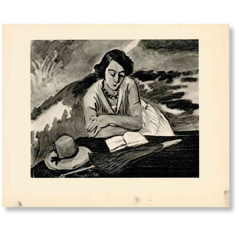 Henri Matisse Artwork; Lesende Frau Mit Gruenem Sonnenschirm Thumbnail